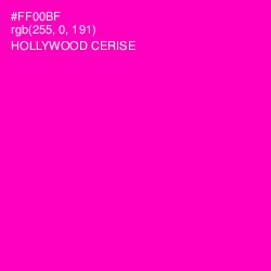 #FF00BF - Hollywood Cerise Color Image
